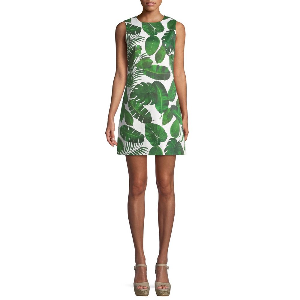 Alice and Olivia Palm Print Dress